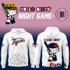 MLB Detroit Tigers x Hello Kitty Night Game White Hoodie