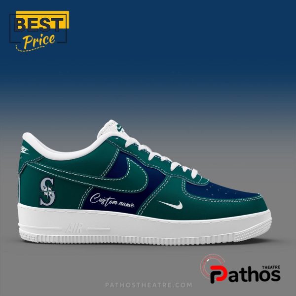 MLB Seattle Mariners Custom Name Air Force 1 Sneakers