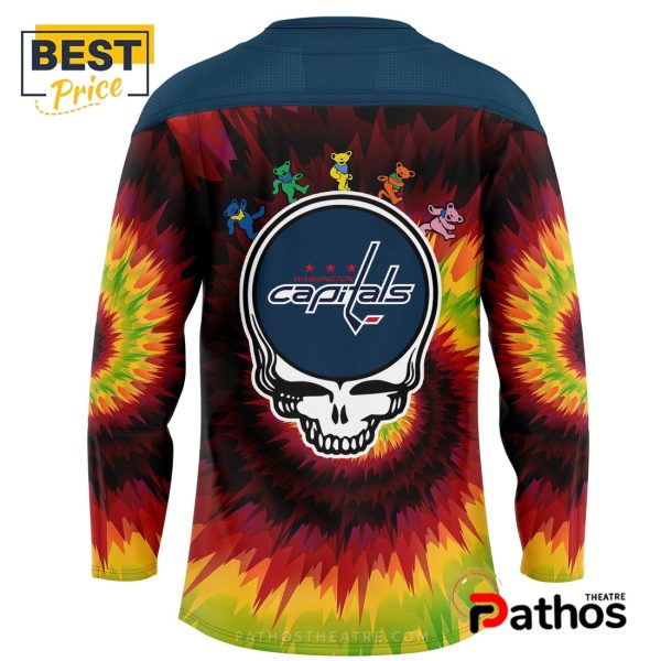 NHL Washington Capitals Grateful Dead Night Hockey Jersey