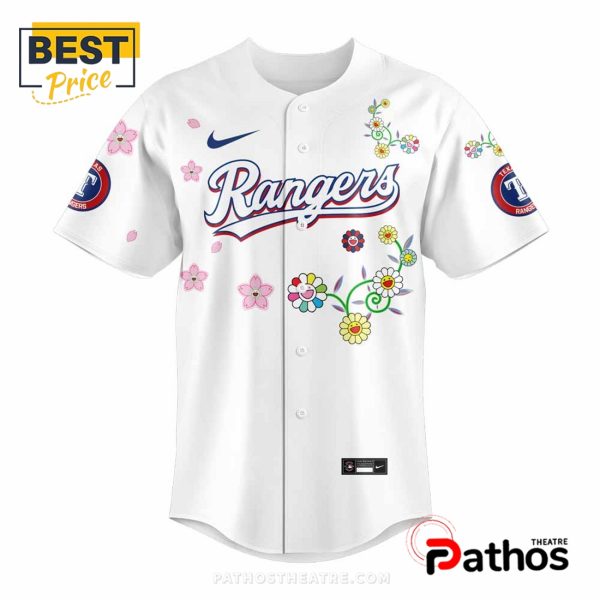 Texas Rangers MLB Tokyo Series White Mix Baseball Jersey