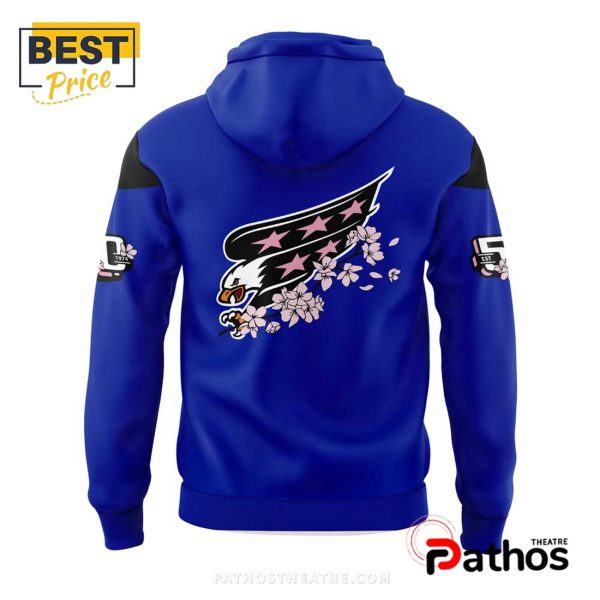Washington Capitals Cherry Blossom Blue Hoodie
