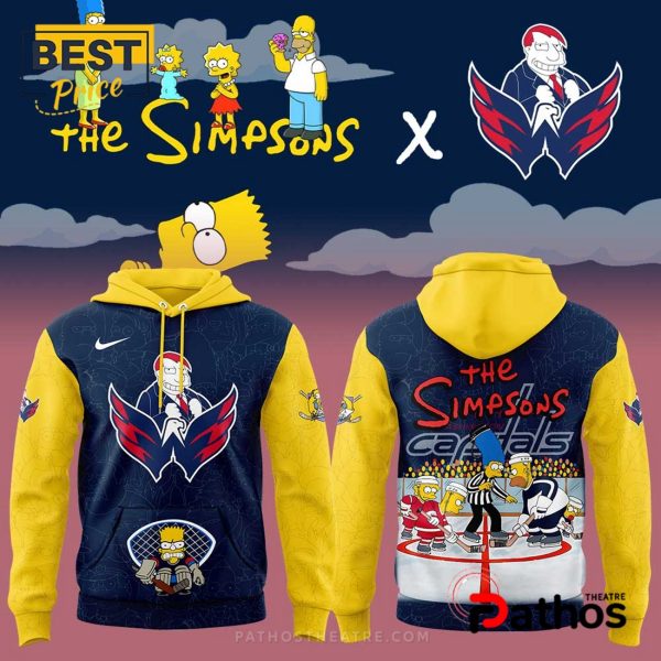 Washington Capitals NHL Simpsons Series Hoodie