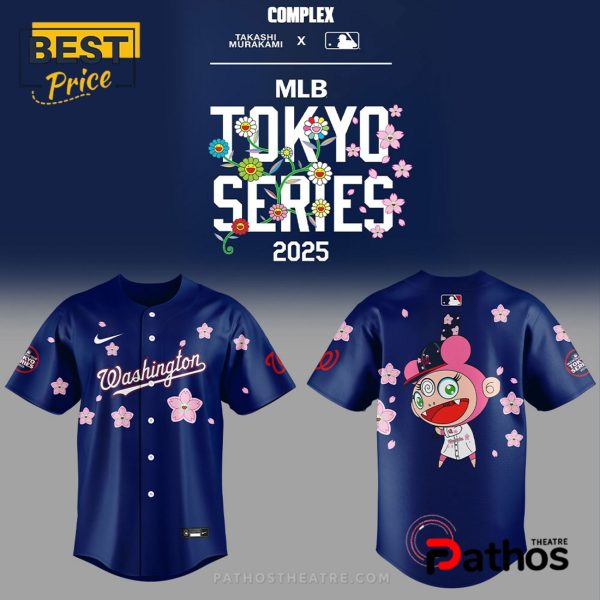 Washington Nationals Takashi Murakami Baseball Jersey