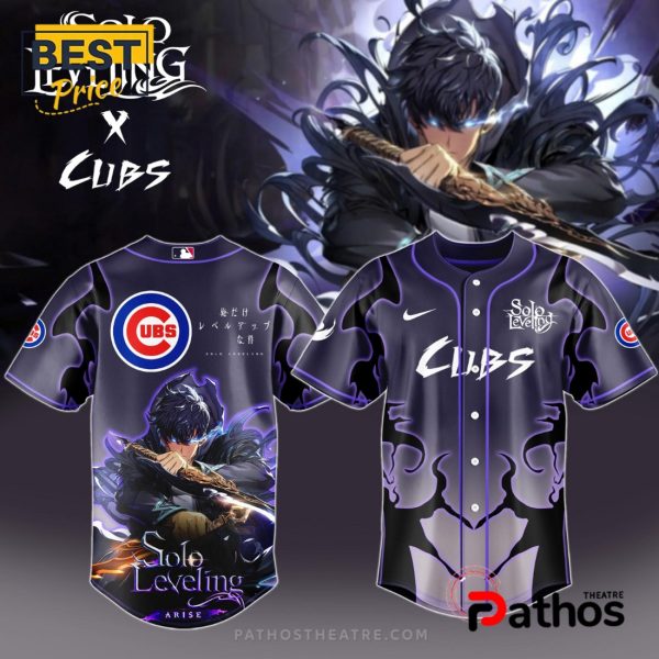 2025 Chicago Cubs x Solo Leveling Baseball Jersey