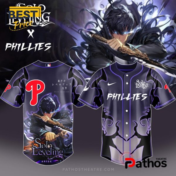 2025 Philadelphia Phillies x Solo Leveling Baseball Jersey