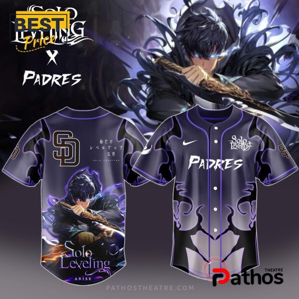 2025 San Diego Padres x Solo Leveling Baseball Jersey