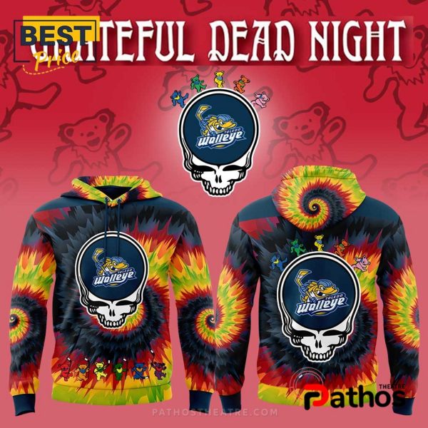 2025 Toledo Walleye Grateful Dead Night Hoodie