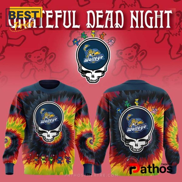 2025 Toledo Walleye Grateful Dead Night Hoodie