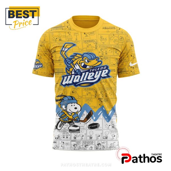 2025 Toledo Walleye Peanuts Night Anniversary Hoodie