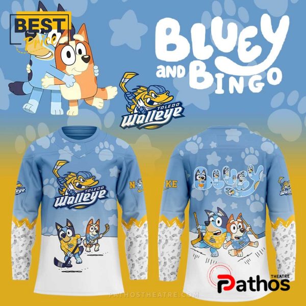 2025 Toledo Walleye x Bluey and Bingo Hockey Jersey