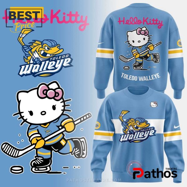 2025 Toledo Walleye x Hello Kitty New Hoodie