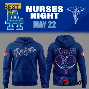 Nurses Appreciation Los Angeles Dodgers Blue Hoodie, Jogger