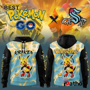 Seattle Kraken NHL x Pokémon GO Hoodie, Cap