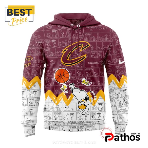 75th Anniversary Peanuts Cleveland Cavaliers Hoodie, Jogger