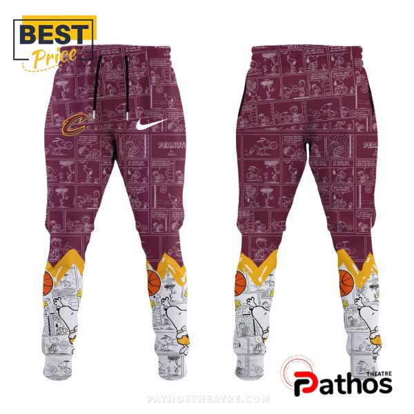 75th Anniversary Peanuts Cleveland Cavaliers Hoodie, Jogger