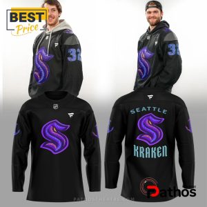 Seattle Kraken Black Hockey History Night Hockey Jersey
