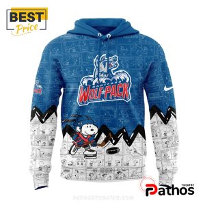 hartford wolf pack peanuts night anniversary hoodie 3 wqjkR