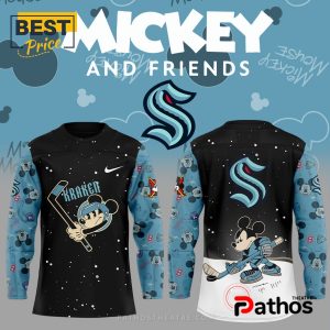Seattle Kraken NHL Mickey & Friends Hockey Jersey