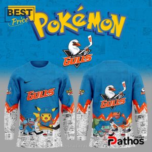 San Diego Gulls x Pokémon New Hockey Jersey