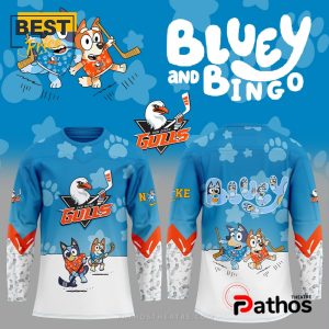 San Diego Gulls Hockey Bluey and Bingo Hockey Jersey