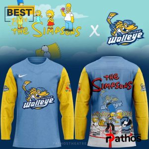 Toledo Walleye x 2025 The Simpsons Hockey Jersey