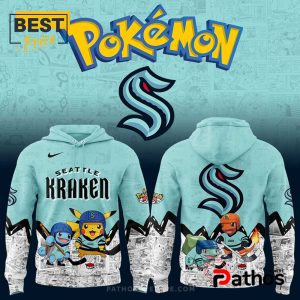 Seattle Kraken NHL x Pokémon New Hoodie