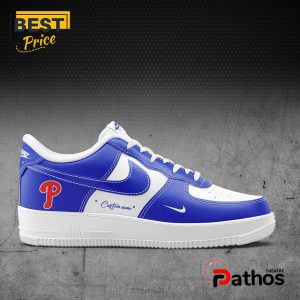 mlb philadelphia phillies custom blue air force 1 sneakers 2 m7D9M