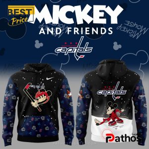 Washington Capitals NHL Mickey & Friends Hoodie