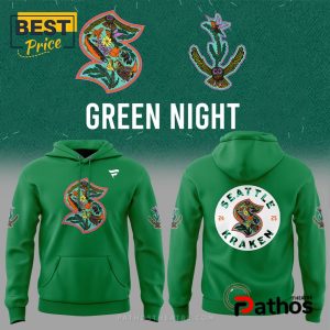 Seattle Kraken NHL Green Night Hoodie, Jogger, Cap