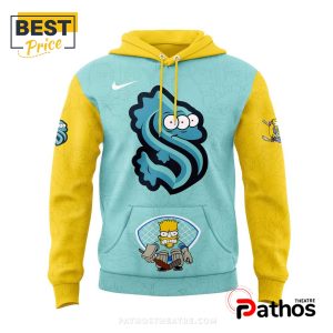 seattle kraken nhl x simpsons series hoodie cap 2 w9nY4