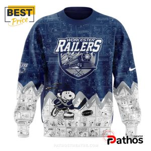 worcester railers anniversary peanuts night hoodie 5 Pa1vy
