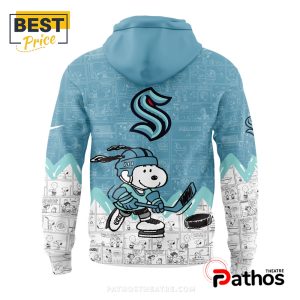 seattle kraken nhl peanuts night hoodie cap 3 cIRK9