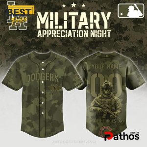 2025 Los Angeles Dodgers x Armed Forces Day Night Baseball Jersey