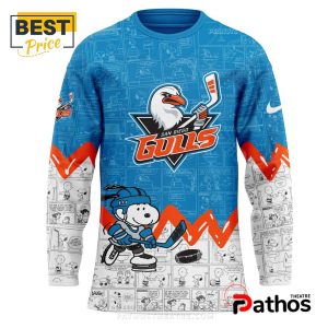 san diego gulls anniversary of peanuts hockey jersey 2 YGUde