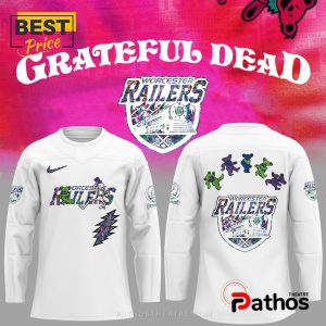 Worcester Railers Grateful Dead Night Hockey Jersey