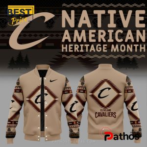 Cleveland Cavaliers NBA Native American Heritage Baseball Jacket
