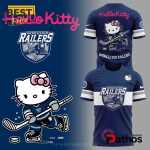 worcester railers x hello kitty navy hoodie 5 5dswx