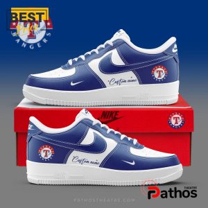 MLB Texas Rangers Custom Name Air Force 1 Sneakers