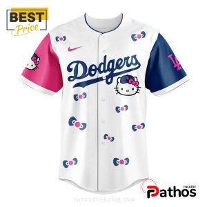 mlb los angeles dodgers x hello kitty baseball jersey 2 JciUL
