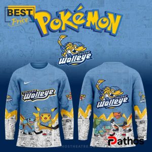 2025 Toledo Walleye x Pokémon New Hockey Jersey