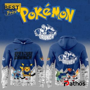 Syracuse Crunch AHL x Pokémon New Hoodie, Cap
