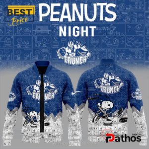 Syracuse Crunch 2025 Peanuts Night Baseball Jacket