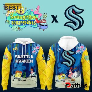 Seattle Kraken NHL x Spongebob Squarepants Hoodie, Jogger