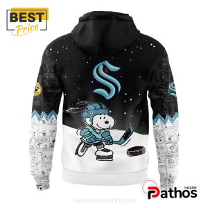nhl seattle kraken anniversary of peanuts hoodie cap 3 Guu7d