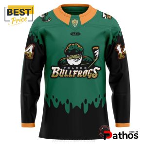 custom toledo walleye bullfrogs hockey jersey 2 CkNGW
