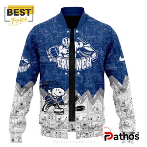 syracuse crunch 2025 peanuts night baseball jacket 2 hnG39