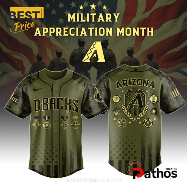 Arizona Diamondbacks MLB x Military Appreciation Baseball Jersey