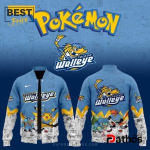 2025 Toledo Walleye x Pokémon New Baseball Jacket