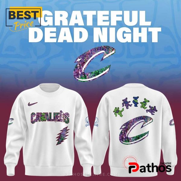 Cleveland Cavaliers NBA Grateful Dead Night Hoodie