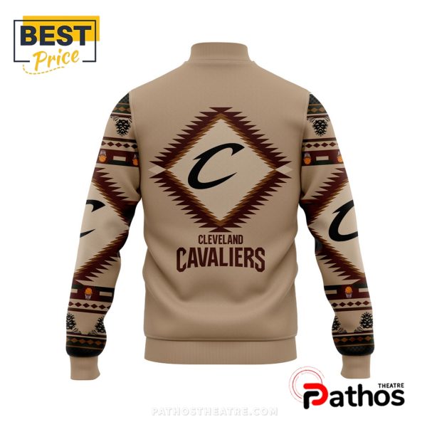 Cleveland Cavaliers NBA Native American Heritage Baseball Jacket